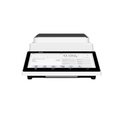 Radwag PS 5Y precision balance with a color touchscreen display showing a weight reading screen, placed on a white background.